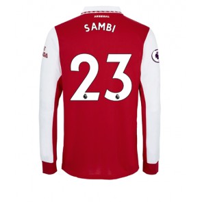 Arsenal Albert Sambi Lokonga #23 Hemmatröja 2022-23 Långärmad